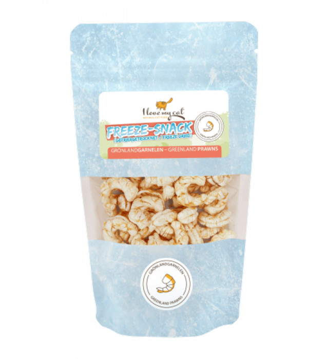 Freeze-Snack - Grönlandgarnalen (gefriergetrocknet)